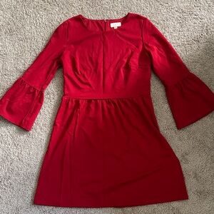 LOFT Vibrant Red Dress